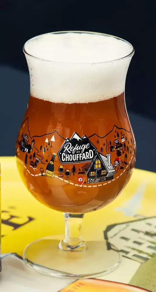 Glass refuge du chouffard